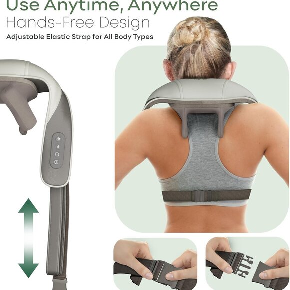 Shiatsu Neck & Shoulder Cordless Massager 💆🏻‍♀️ As seen on Instagram - Picture 2 of 8